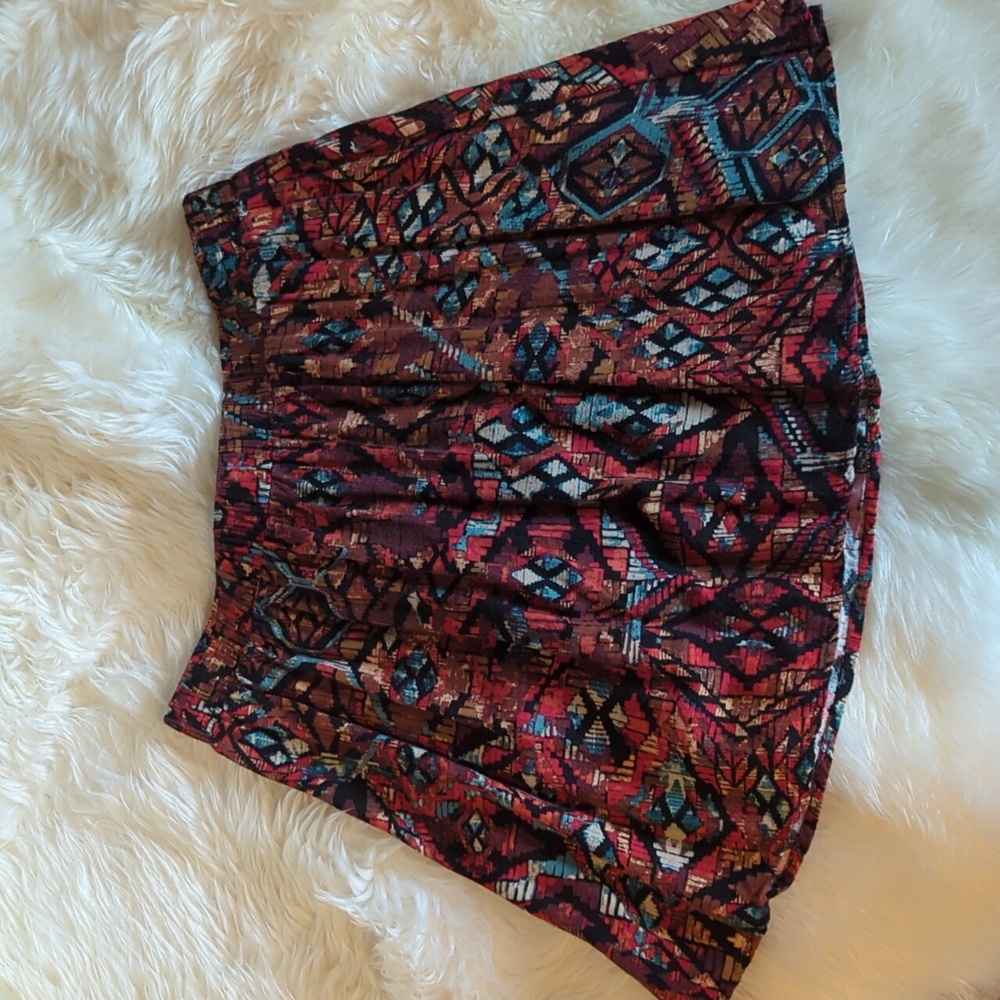 Mini Skirt - Southwest Print